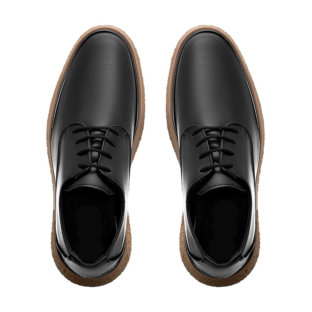 Sapato Masculino Derby Casual New Crepe Confort Classic