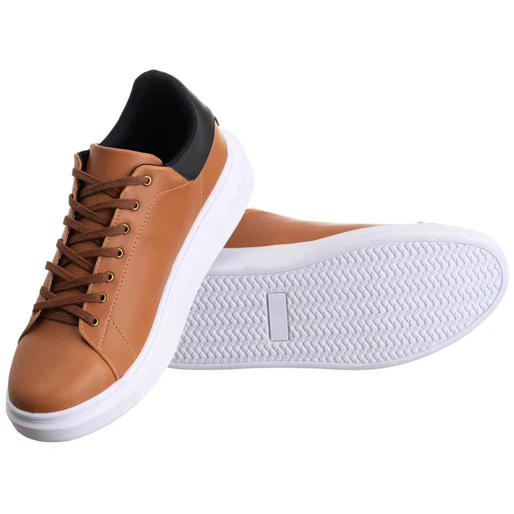 Tênis Casual Masculino sola alta