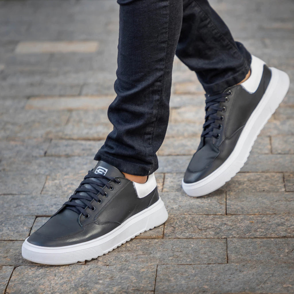 Tenis Masculino Casual em Couro Eco