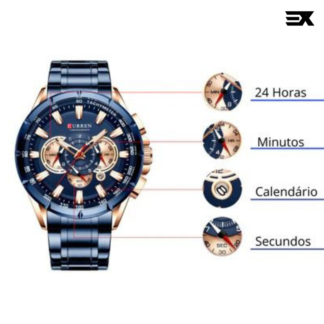 Relógio Masculino Stainless