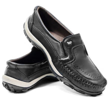 Sapatilha Mocassim Masculina todo em Couro Legítimo Havana