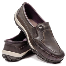 Sapatilha Mocassim Masculina todo em Couro Legítimo Havana
