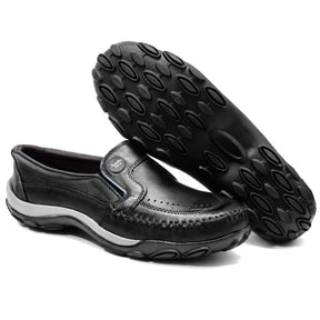 Sapatilha Mocassim Masculina todo em Couro Legítimo Havana
