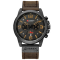 Men's Leather Watch - Doc