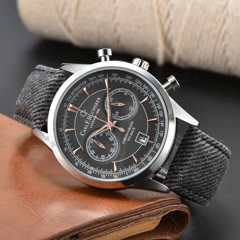 Carl F Bucherer Tachymeter Watch 