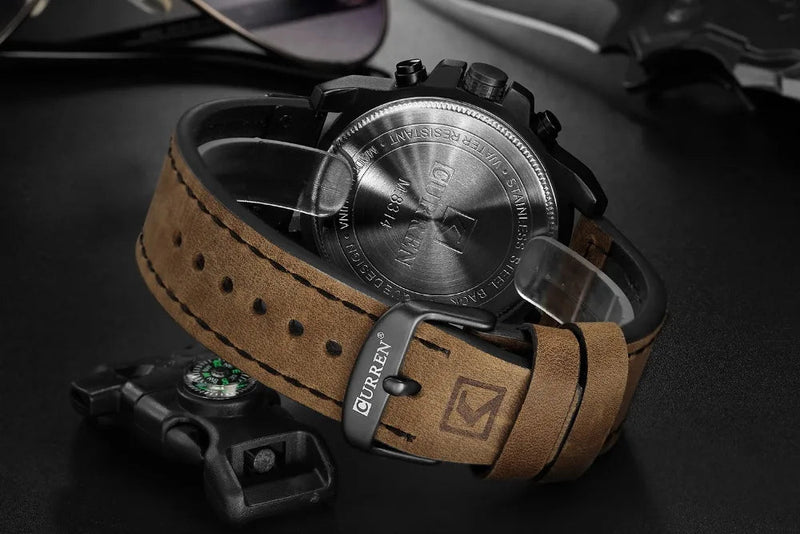 Men's Leather Watch - Doc