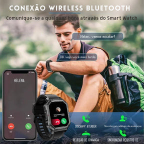 Relógio Smartwacth Militar Elite